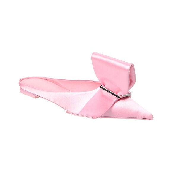 Salvatore Ferragamo Shoes - Ferragamo Emii T Satin Flat, Pink